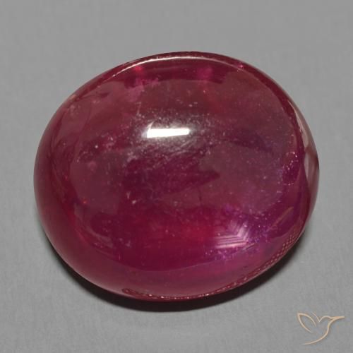Rubi Vinho vermelho Natural 23.90ct, oval, Translúcido