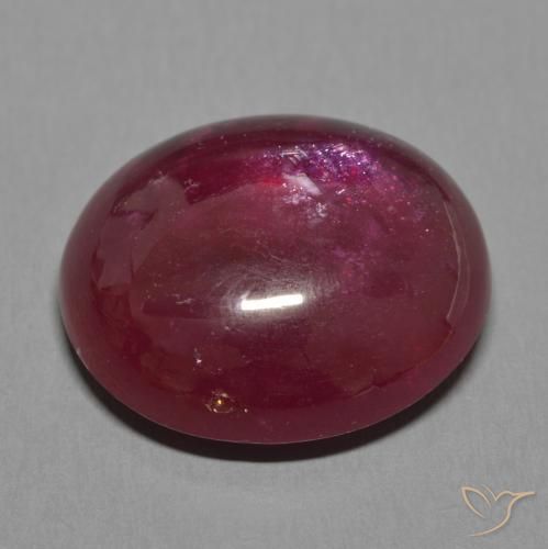 Rubi Vinho vermelho Natural 23.90ct, oval, Translúcido