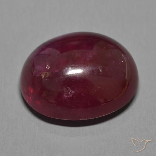 Rubi Vinho vermelho Natural 23.40ct, oval, Translúcido