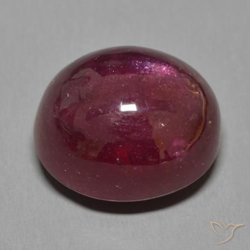 Rubi Vinho vermelho Natural 24.77ct, oval, Translúcido
