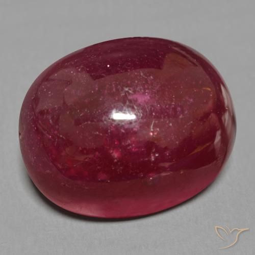 Rubi Vinho vermelho Natural 29.19ct, oval, Translúcido