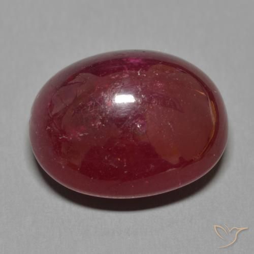 Rubi Vinho vermelho Natural 29.19ct, oval, Translúcido