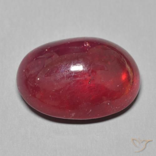 Rubi Vinho vermelho Natural 14.77ct, oval, Translúcido