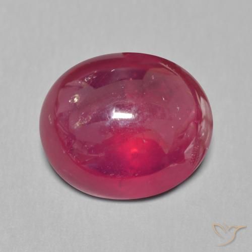 9.88ct Natural Vermelho escuro Rubi, oval, Translúcido
