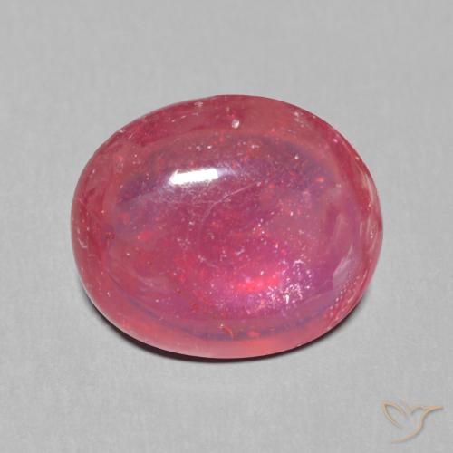 6.72ct Natural Vermelho escuro Rubi, oval, Translúcido