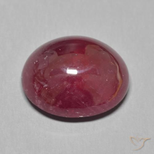 Rubi Vermelho escuro Natural 9.18ct, oval, Translúcido
