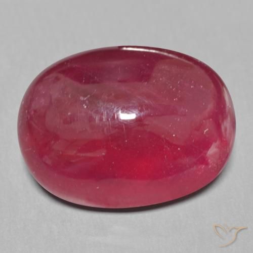 15.12ct Natural Vermelho escuro Rubi, oval, Translúcido