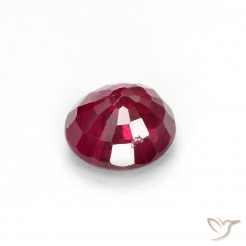 Rubi Vermelho escuro Natural 0.29ct, Redondo, VS
