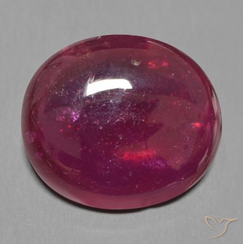 21.81ct Natural Vermelho escuro Rubi, oval, Translúcido