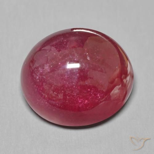 19.48ct Natural Vinho Tinto Profundo Rubi, oval, Translúcido
