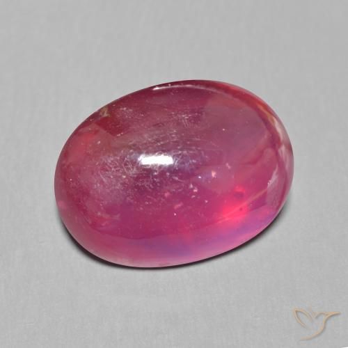 Rubi Luz vermelha Natural 13.54ct, oval, Translúcido