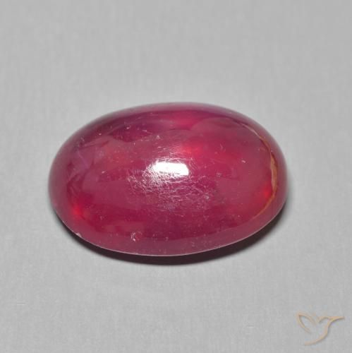 Rubi Luz vermelha Natural 13.54ct, oval, Translúcido