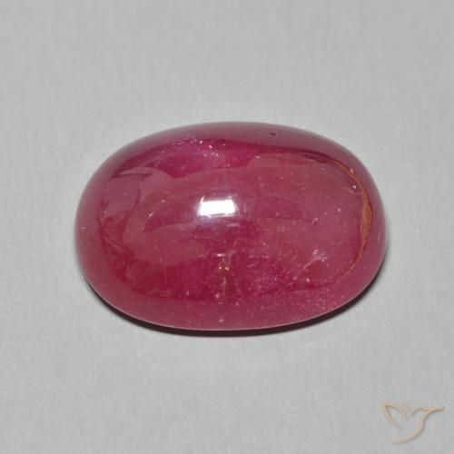Rubi Vermelho escuro Natural 14.48ct, oval, Translúcido
