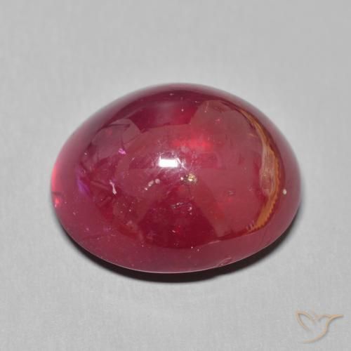 Rubi Sangue vermelho Natural 19.95ct, oval, Translúcido