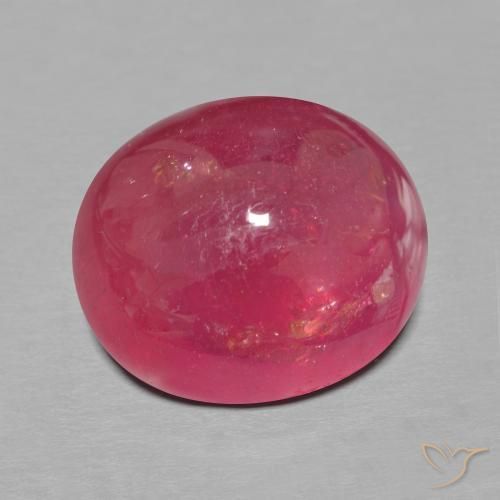 Rubi vermelho médio Natural 14.59ct, oval, Translúcido