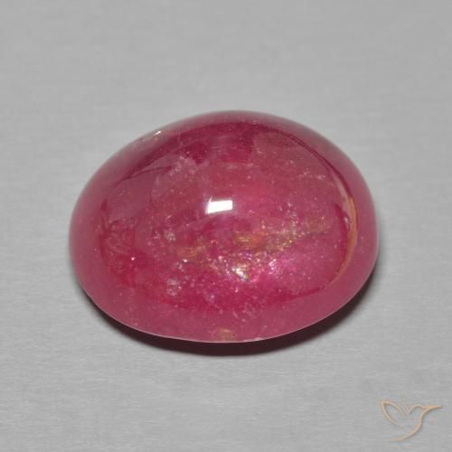 Rubi vermelho médio Natural 14.59ct, oval, Translúcido