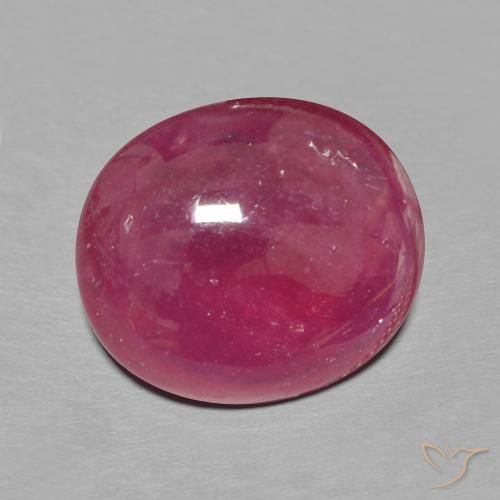 Rubi Vermelho escuro Natural 10.25ct, oval, Translúcido