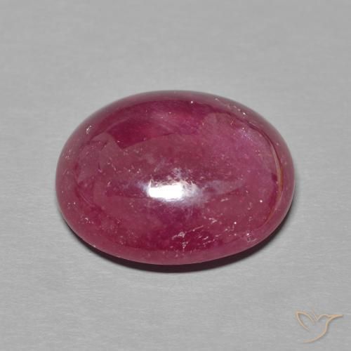 Rubi Vermelho escuro Natural 10.25ct, oval, Translúcido