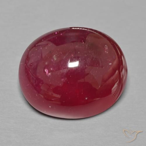20.43ct Natural Vermelho escuro Rubi, oval, Translúcido