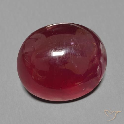 Rubi Vermelho escuro Natural 16.11ct, oval, Translúcido