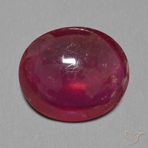 15.20ct Natural Vermelho escuro Rubi, oval, Translúcido