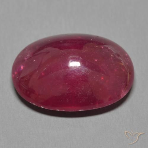 Rubi Vermelho escuro Natural 12.15ct, oval, Translúcido