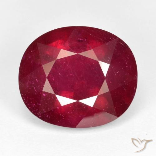 23,35 ct Rubi Corte Oval, 18 x 15,5 mm De Moçambique, Photo A