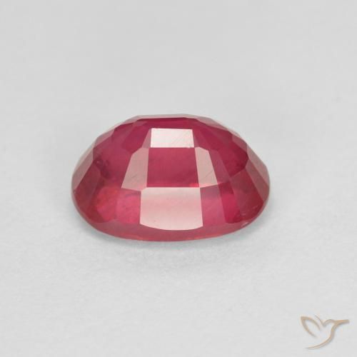 Rubi Luz vermelha Natural 1.35ct, oval, VS