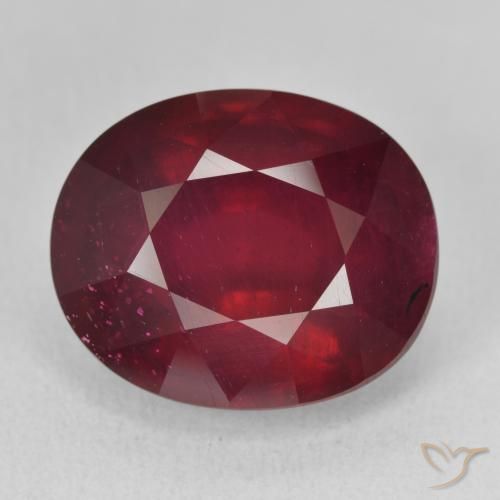 18.07ct Natural Vinho vermelho Rubi, oval, VVS-VS