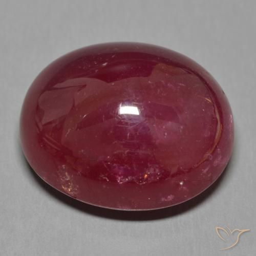 Rubi Vermelho escuro Natural 27.86ct, oval, Translúcido
