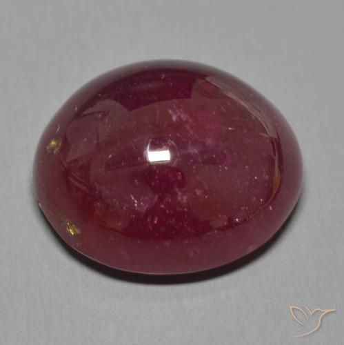 Rubi Vermelho escuro Natural 19.10ct, oval, Translúcido