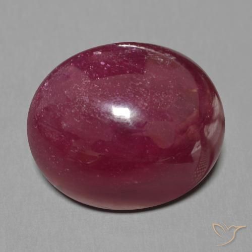 22.96ct Natural Vermelho escuro Rubi, oval, Translúcido