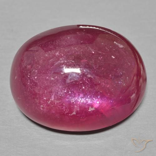 18.86ct Natural Vinho Tinto Profundo Rubi, oval, Translúcido