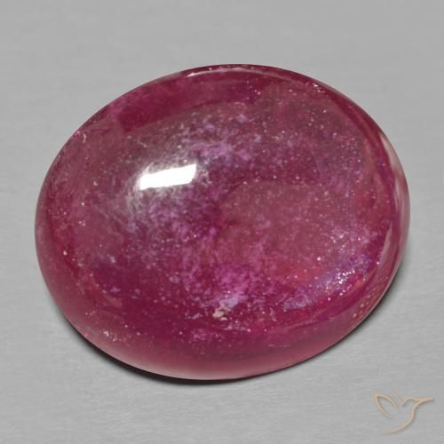 Rubi Vermelho escuro Natural 15.15ct, oval, Translúcido