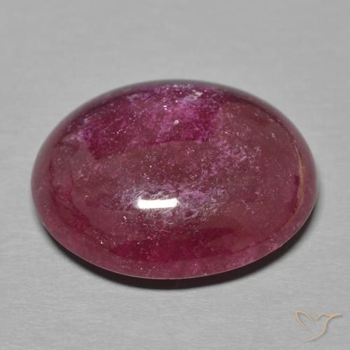Rubi Vermelho escuro Natural 15.15ct, oval, Translúcido