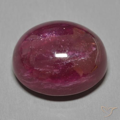 Rubi Vermelho escuro Natural 18.94ct, oval, Translúcido