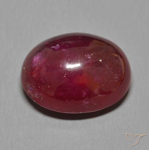 Rubi Vermelho escuro Natural 22.73ct, oval, Translúcido