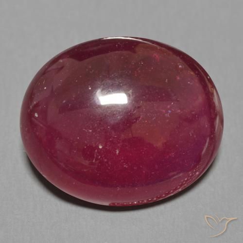 15.91ct Natural Vermelho escuro Rubi, oval, Translúcido