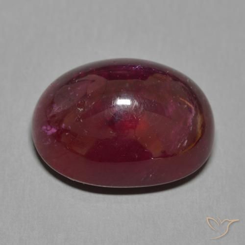 Rubi Vermelho escuro Natural 18.30ct, oval, Translúcido