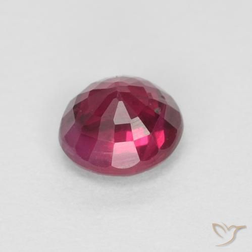 Rubi Vermelho escuro Natural 0.36ct, Redondo, SI