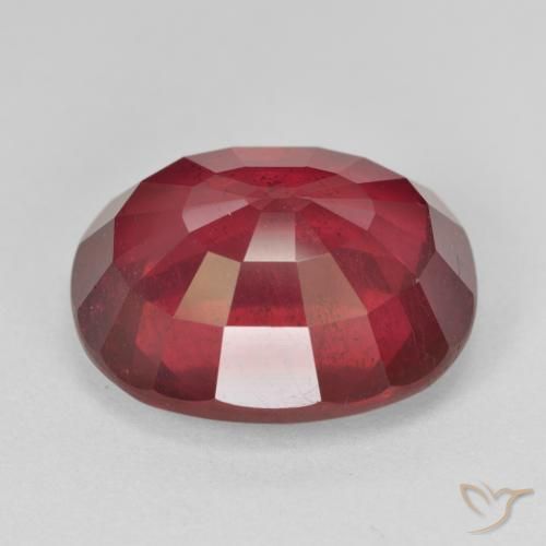 Rubi vermelho médio Natural 14.98ct, oval, VS
