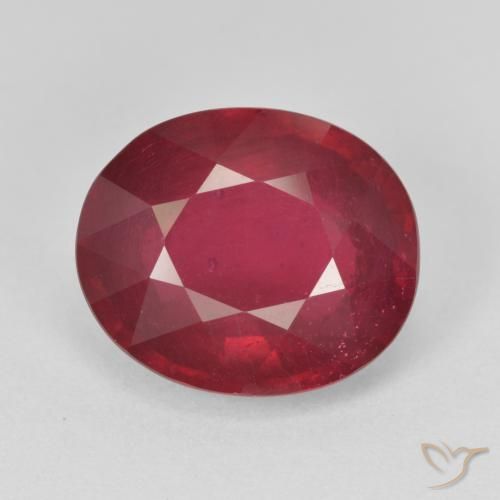 9.16ct Natural Sangue vermelho Rubi, oval, VS