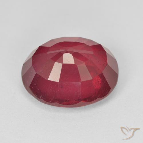 Rubi Sangue vermelho Natural 9.16ct, oval, VS