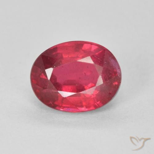 1.97ct Natural Jam Red Rubi, oval, VS