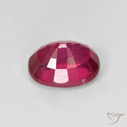 Rubi Luz vermelha Natural 2.13ct, oval, VS