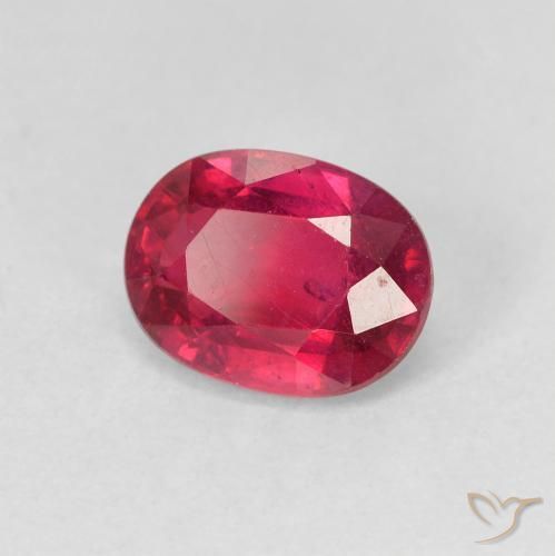 Rubi Medium Dark-Red Natural 1.94ct, oval, VS-SI