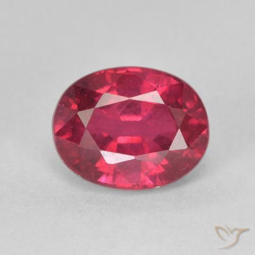 1.92ct Natural Jam Red Rubi, oval, VS