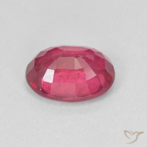 Rubi vermelho médio Natural 1.91ct, oval, VS