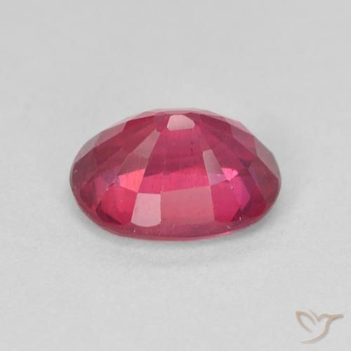 Rubi vermelho médio Natural 1.85ct, oval, VS