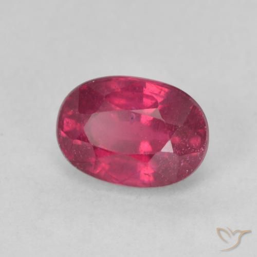 1.42ct Natural Medium Dark-Red Rubi, oval, VS